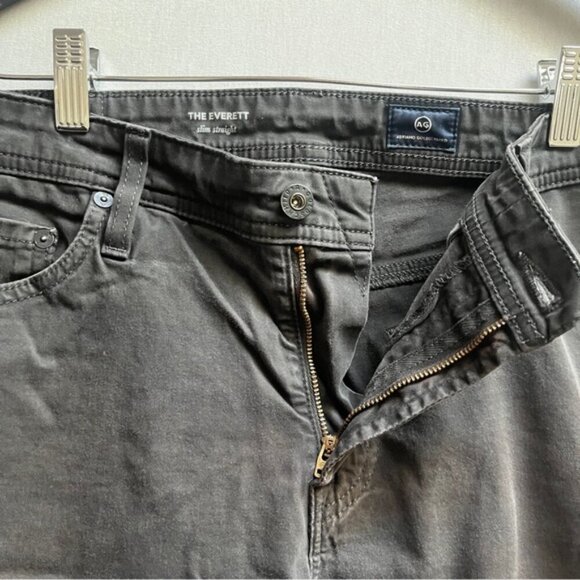 AG Adriano Goldschmied everett slim straight denim  jeans Sz 33 - Picture 7 of 16